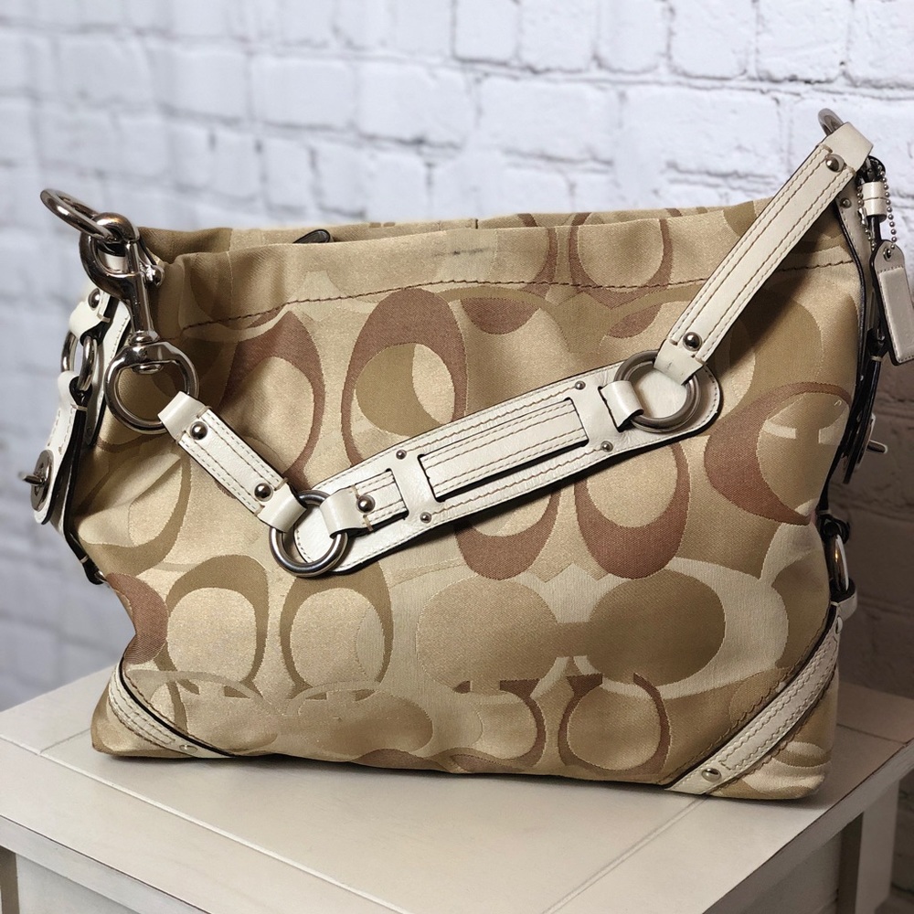 Coach “Carly” hobo shoulder bag